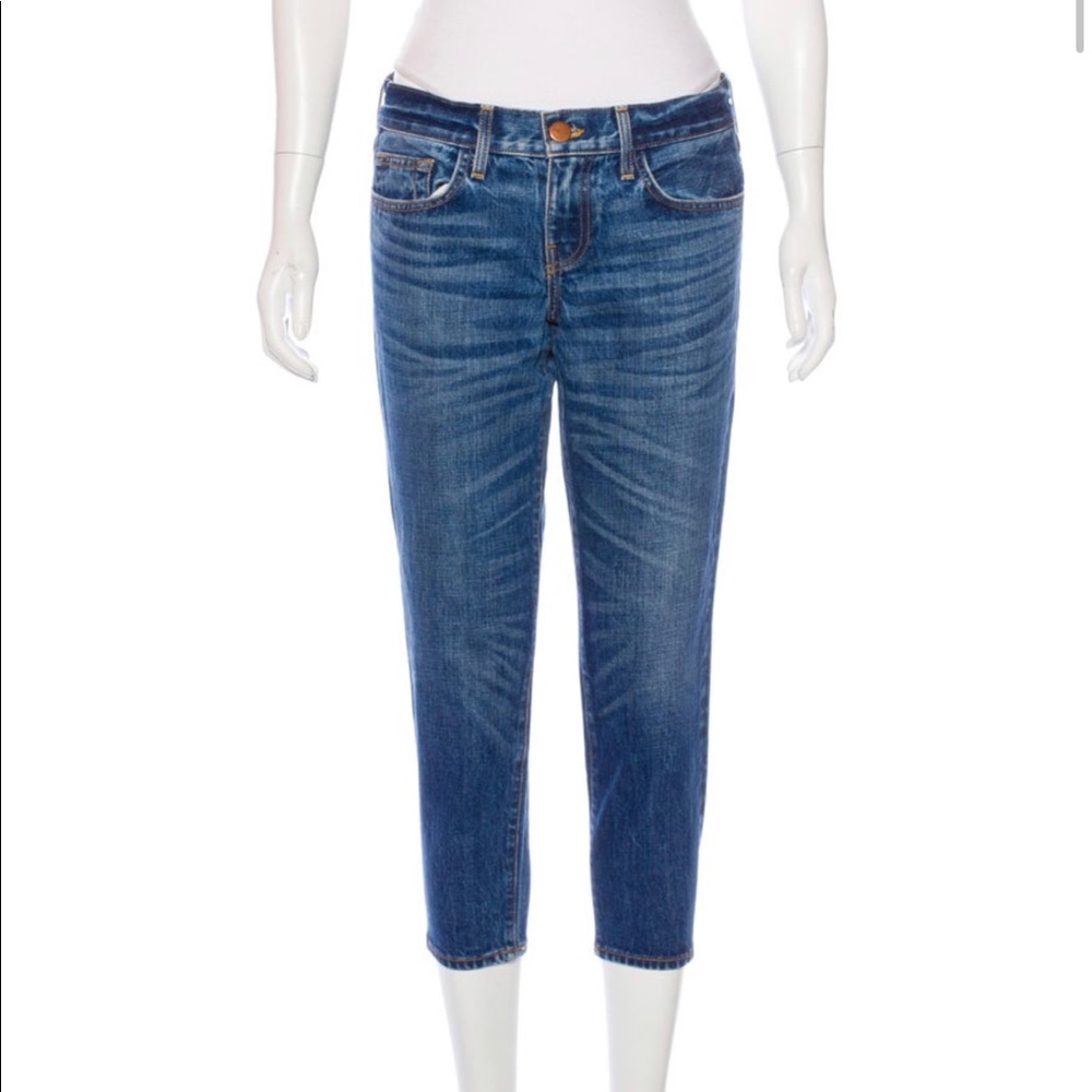 Crippen mid rise crop Jean
